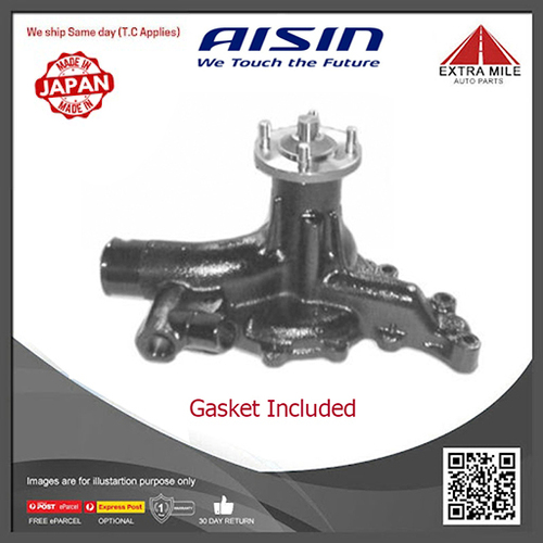 AISIN Engine Water Pump For Toyota Coaster BB21R,BB40R 13B,3B 3.4L