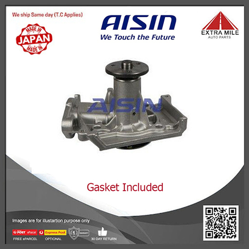 AISIN Engine Water Pump For Mazda 323 BF,BW,BG,BW 1.6L SOHC 8v Carb 4cyl