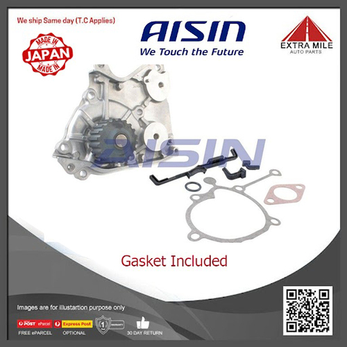 AISIN Engine Water Pump For Mazda Mx-6 GD 2WS 4WS 2.2L F2-T 4cyl Auto/Man