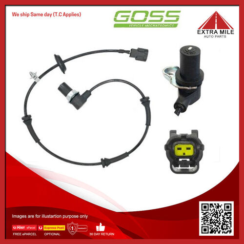 Goss Abs Wheel Speed Sensor Front For Daewoo Kalos T200 1.5L F15S I4 8V SOHC