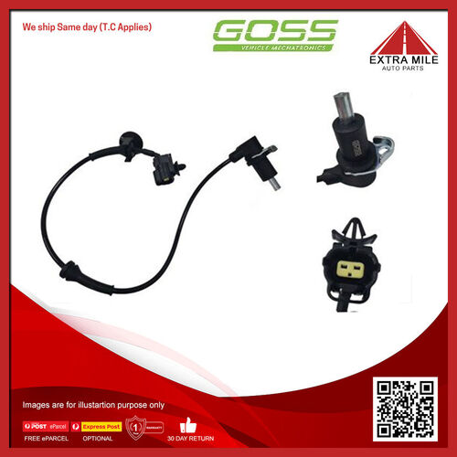 Goss Abs Wheel Speed Sensor - Rear For HOLDEN BARINA TK 1.6L F16D3 I4 16V DOHC