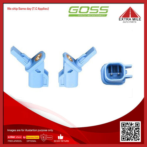 Goss Abs Wheel Speed Sensor - Front For Ford Focus RS LV LT 2.5L HXDA I4 DOHC