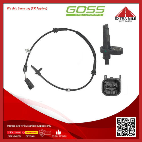 Goss Abs Wheel Speed Sensor - Front For Ford Fiesta CL LX WT WZ 1.5L M1JE I3 12V