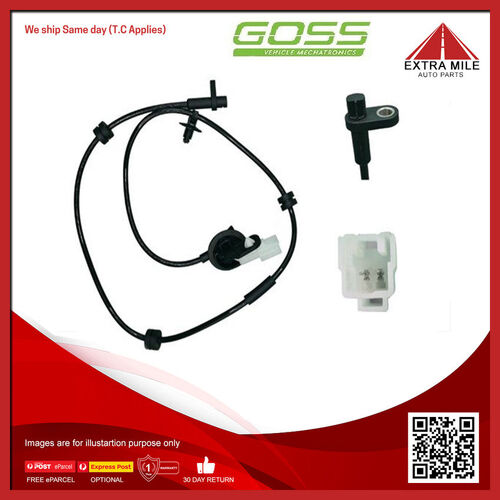 Goss Abs Wheel Speed Sensor - Rear For Mazda Demio DE 1.3L,1.5L ZJVE I4 16V DOHC