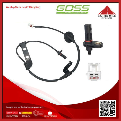 Goss Abs Wheel Speed Sensor - Rear For Hyundai i30 SX FD 1.6L,2.0L G4GC I4 DOHC