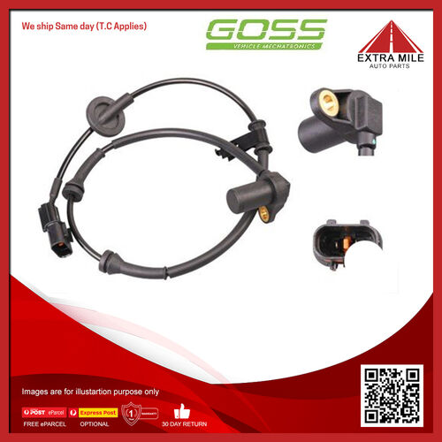 Goss Abs Wheel Speed Sensor - Front For Hyundai Getz FX TB 1.5L,1.4L G4ED I4 16V