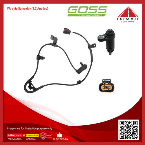 Goss Abs Wheel Speed Sensor - Rear For Mitsubishi Triton GL MN 2.5L 4D56T I4 16V