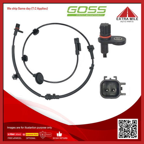 Goss Abs Wheel Speed Sensor - Rear For Mitsubishi Outlander ZJ ZK ZL 2.0L 4J11