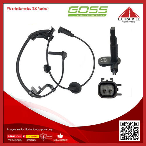 Goss Abs Wheel Speed Sensor - Rear For Mitsubishi Outlander ZG ZH 2.4L 4B12