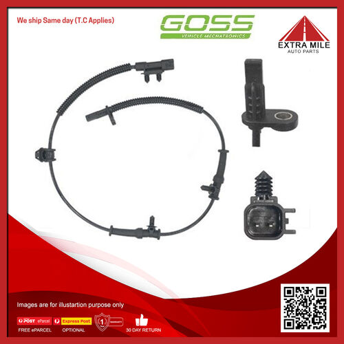 Goss Abs Wheel Speed Sensor - Rear For Jeep Grand Cherokee SRT WK 3.0L,3.6L EXF
