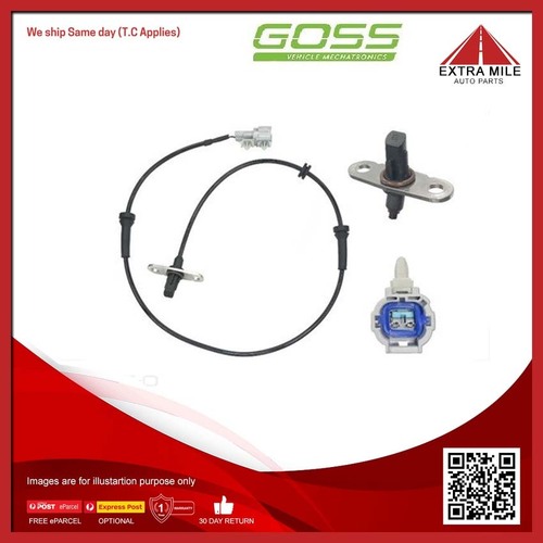 Goss ABS Wheel Speed Sensor Rear For Nissan Navara D40 2.5L/3.0L/4.0L V6