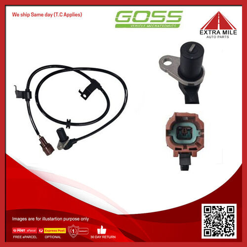 Goss Abs Wheel Speed Sensor - Rear For Nissan Safari Super Y61 2.8L TB45E I6 12V