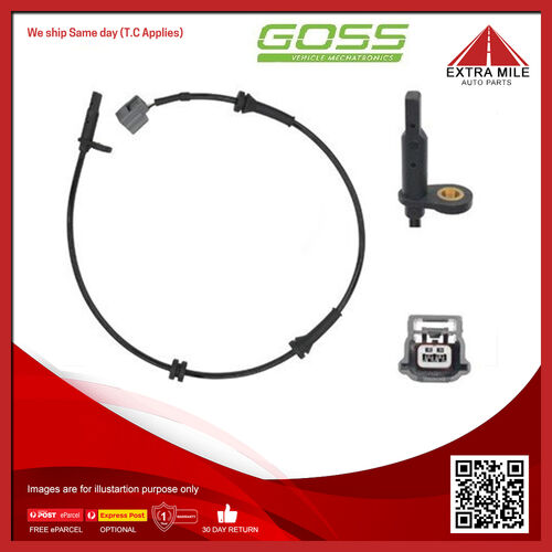 Goss Abs Wheel Speed Sensor -Front For Nissan Qashqai TL TS J11 2.0L,1.6L MR20DD