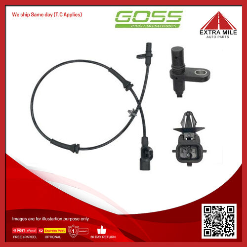 Goss Abs Wheel Speed Sensor -Rear For Nissan Qashqai ST Ti J11 2.0L,1.6L HRA2DDT
