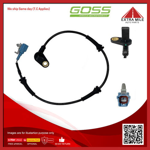 Goss Abs Wheel Speed Sensor - Rear For Nissan X-Trail T30 2.5L,2.0L QR25DE DOHC