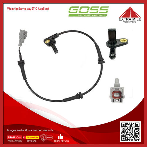 Goss Abs Wheel Speed Sensor - Rear For Nissan X-Trail GT T30 2.0L,2.5L QR25DE