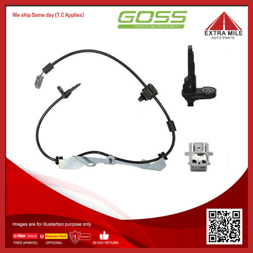 Goss Abs Wheel Speed Sensor - Rear For Subaru Forester XT SH S12 2.0L FB25B 16V