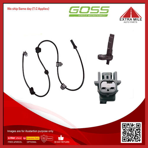 Goss Abs Wheel Speed Sensor - Rear For Subaru Forester SJ S13 2.0L FB20A F4 DOHC