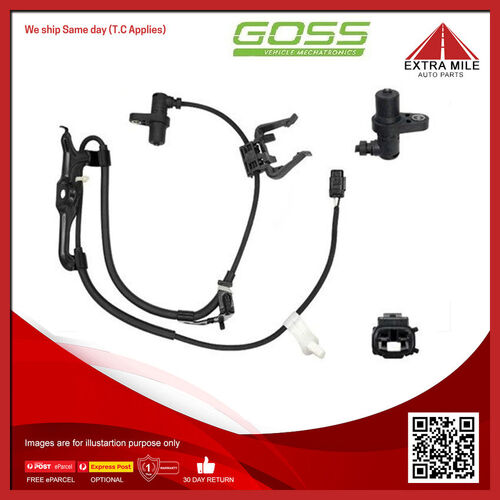 Goss ABS Wheel Speed Sensor - Front For Toyota Aurion GSV40R 3.5L 2GRFE V6 DOHC