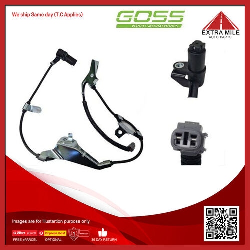 Goss ABS Wheel Speed Sensor - Front For Lexus LX470 UZJ100R 4.7L 2UZFE 32V DOHC