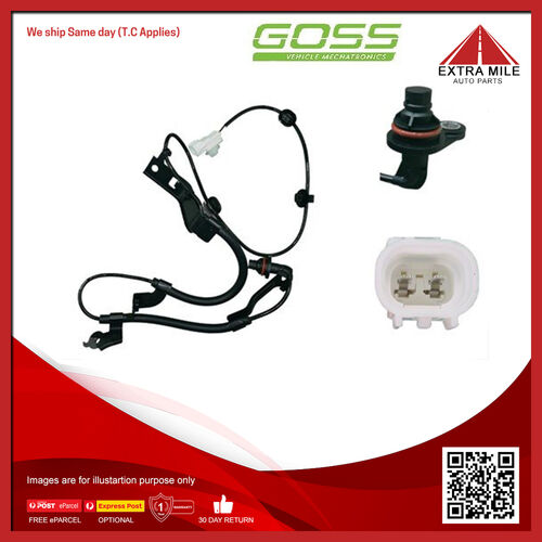 Goss ABS Wheel Speed Sensor - Front For Toyota Hilux SR GUN123R 2.7L 2GDFTV DOHC