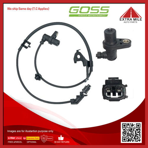 Goss ABS Wheel Speed Sensor - Front For Toyota Platz NCP12R 1.5L 1NZFE 16V DOHC