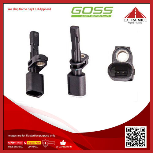 Goss ABS Wheel Speed Sensor - Rear For Volkswagen Caddy TD1250 2K 1.2L CAYD DOHC