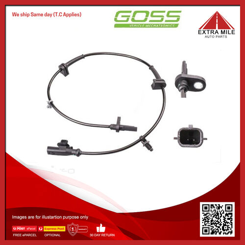 Goss ABS Wheel Speed Sensor - Front For Ford Fiesta CL 1.6L HXJA I4 16V DOHC