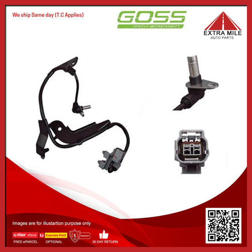 Goss ABS Wheel Speed Sensor - Front For Isuzu D-Max TFS TFR 3.0L 4JJ1-TCX I4 16V
