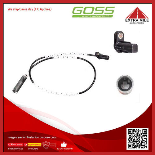 Goss ABS Wheel Speed Sensor - Rear For BMW 328i E90 E92 3.0L N52B30 I6 24V DOHC
