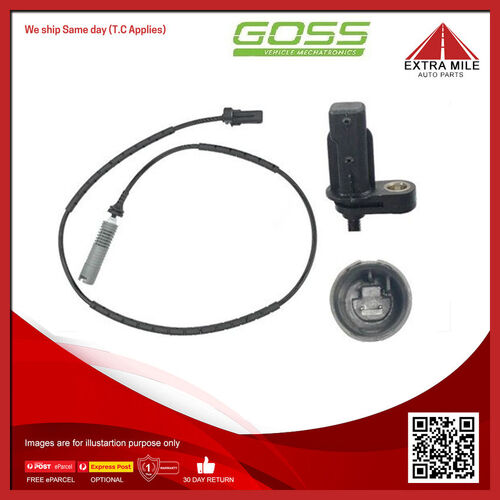 Goss ABS Wheel Speed Sensor - Rear For BMW 320D E92 2.0L N47D20C I4 16V DOHC