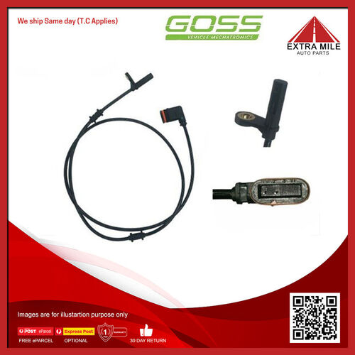 Goss ABS Wheel Speed Sensor - Rear For Mercedes Benz C270 W203 2.7L OM612 962