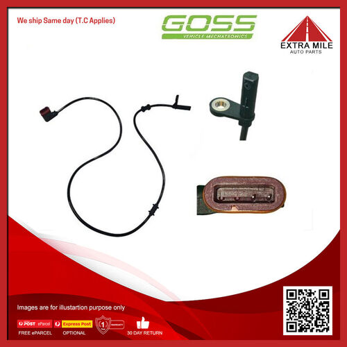 Goss ABS Wheel Speed Sensor - Rear For Mercedes Benz C32 AMG W203 3.2L M112.961