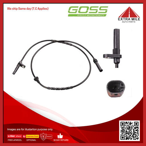 Goss ABS Wheel Speed Sensor - Rear For BMW X6 M50d E71 F86 3.0L N57D30C 24V DOHC