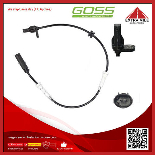 Goss ABS Wheel Speed Sensor - Front For BMW 118i F20 1.5L N13B16A I4 16V DOHC
