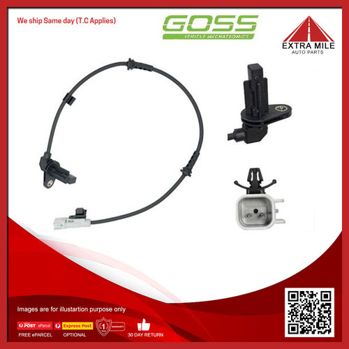 Goss ABS Wheel Speed Sensor - Rear For Holden Barina Spark CD MJ 1.2L B12D2 DOHC