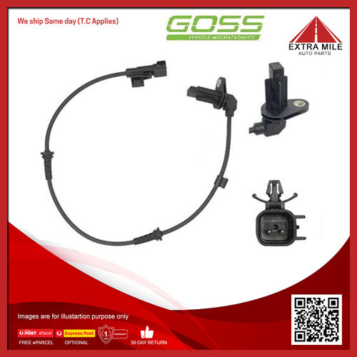 Goss ABS Wheel Speed Sensor - Rear For Holden Barina Spark MJ CD 1.2L B12D2 DOHC