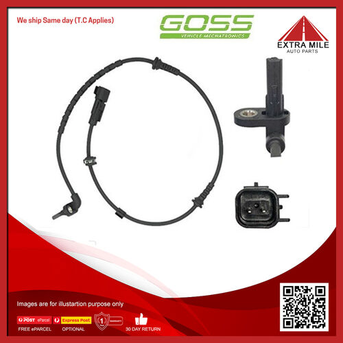 Goss ABS Wheel Speed Sensor - Front For Holden Barina TM 1.6L,1.4L F16D4 I4 DOHC