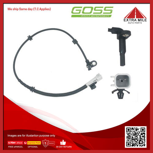 Goss ABS Wheel Speed Sensor - Rear For Holden Barina TM 1.6L,1.4L F16D4 16V DOHC