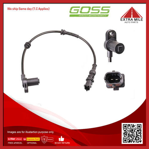 Goss ABS Wheel Speed Sensor - Front For Holden Tigra XC 1.8L Z18XE I4 16V DOHC