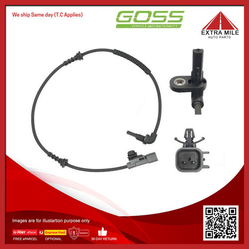 Goss ABS Wheel Speed Sensor - Front For Holden Trax LS LTZ TJ 1.8L F18D4 I4 DOHC