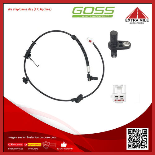 Goss ABS Wheel Speed Sensor - Rear For Hyundai Accent SR RB 1.6L D4FB 16V DOHC