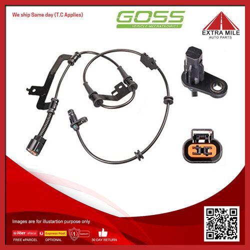 Goss ABS Wheel Speed Sensor - Front For Hyundai i20 PB 1.4L,1.6L G4FA 16V DOHC