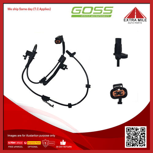 Goss ABS Wheel Speed Sensor - Front For Hyundai i20 Active PB 1.4L,1.6L G4FA
