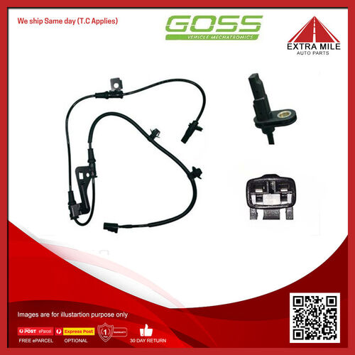Goss ABS Wheel Speed Sensor -Front For Hyundai i30 SR PD 2.0L,1.6L G4NC 16V DOHC