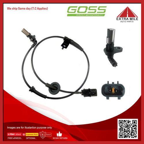 Goss ABS Wheel Speed Sensor - Front For Hyundai iLoad TQ 2.5L D4CB I4 16V DOHC