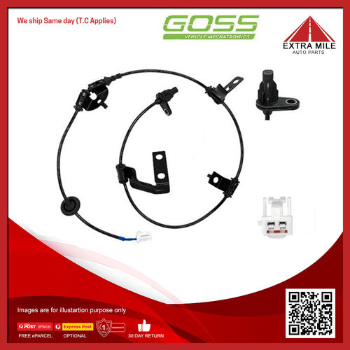 Goss ABS Wheel Speed Sensor - Rear For Hyundai ix35 SE LM 2.0L D4HA I4 16V DOHC