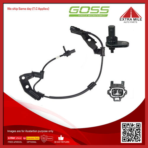 Goss ABS Wheel Speed Sensor - Rear For Hyundai Santa Fe DM 2.2L 2.4L D4HB