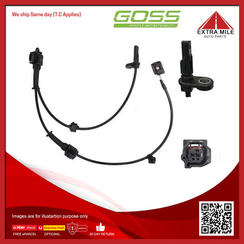 Goss ABS Wheel Speed Sensor - Front For Mazda Mazda3 XD BM 2.5L P5-VPS 16V DOHC