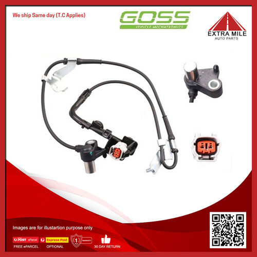 Goss ABS Wheel Speed Sensor - Front For Mazda Mazda6 MPS GG 2.3L,2.7L LFDE